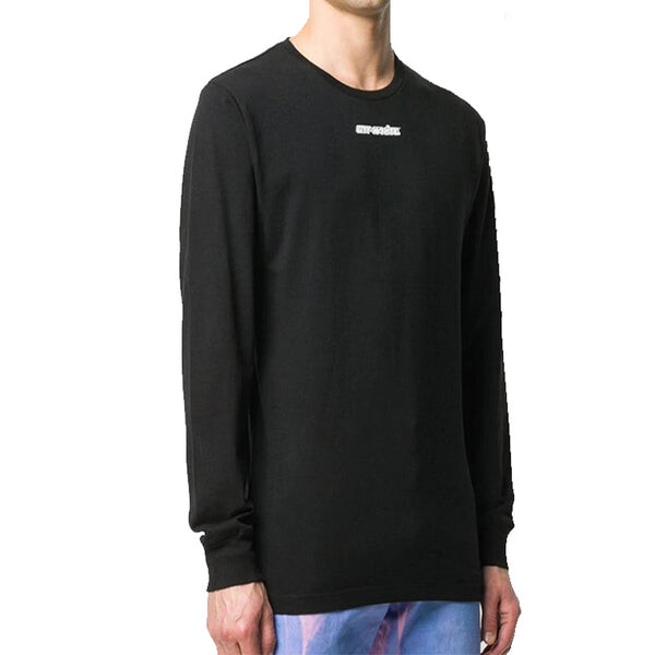 Толстовка fw20 marker arrows print long sleeve t-shirt Off-White, черный — фото 4