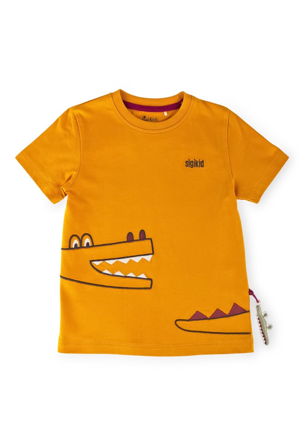 

Футболка с принтом HAPPY CROCODILE sigikid, цвет gelb