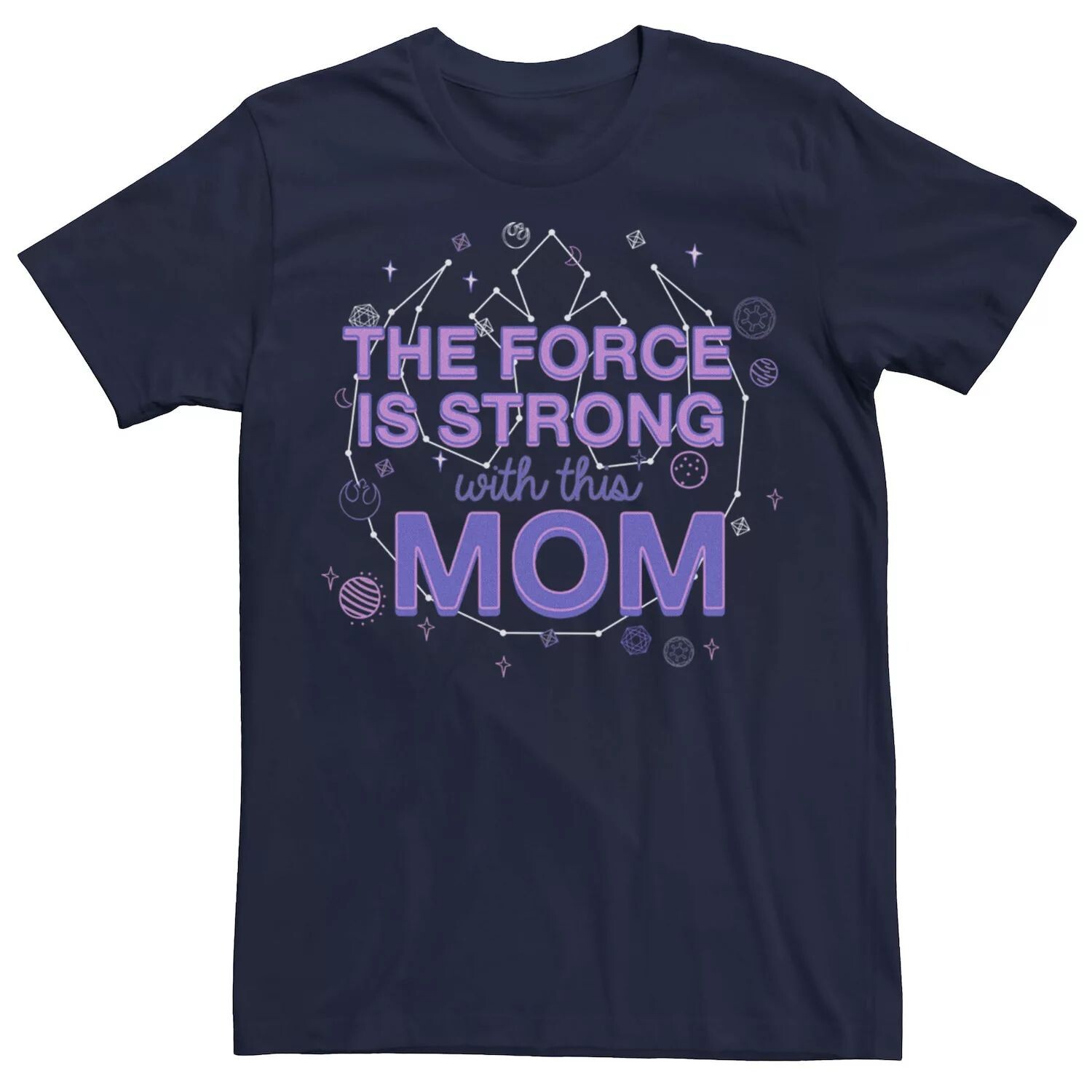 

Мужская футболка с логотипом Mom Rebel The Force Is Strong Star Wars