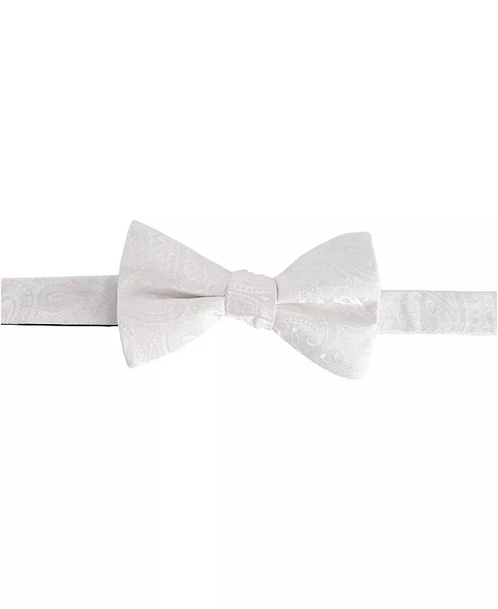 

Мужской банановый галстук-бабочка Banbury в тон с узором пейсли из шелка Trafalgar, синий