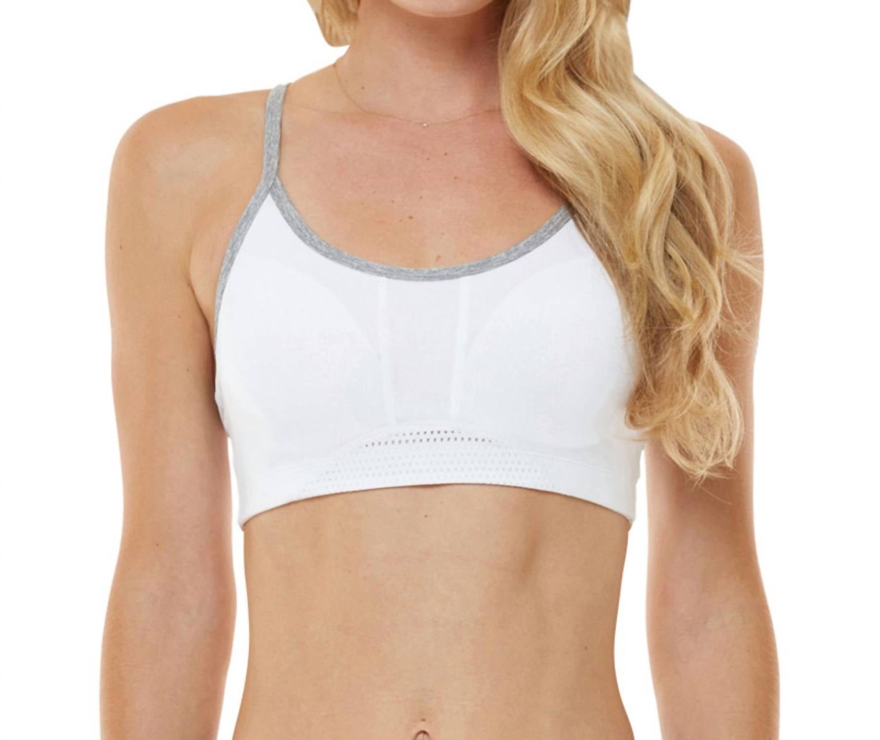 

Спортивный бюстгальтер Exceed Low Impact белого цвета Shape Active