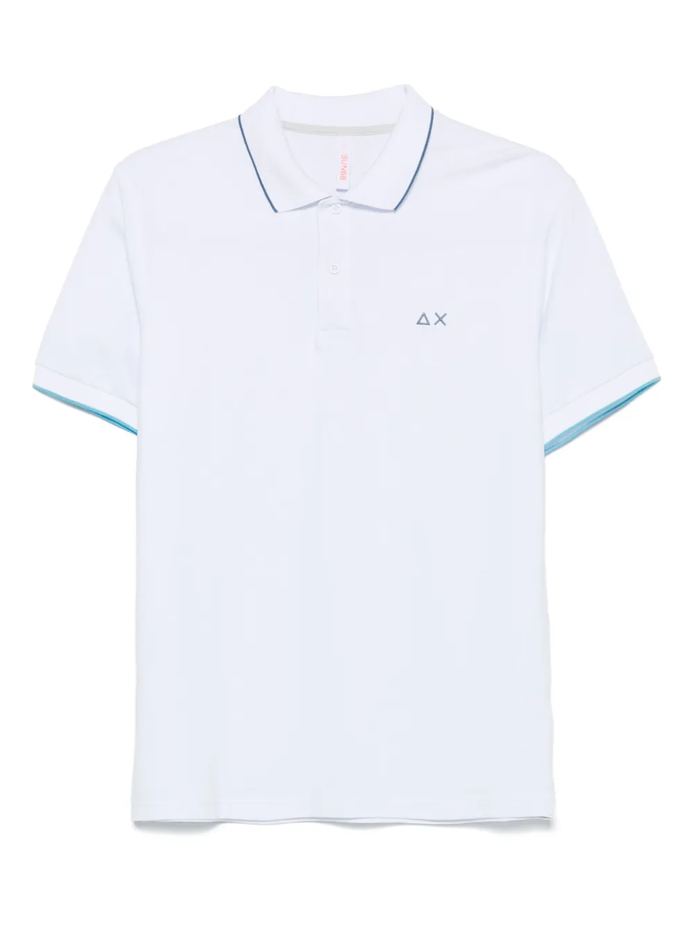 

Рубашка поло с контрастной отделкой Sun 68, белый