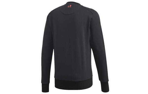Толстовка adidas Juventus Soccer/Football Sports Pullover Knit Black, черный — фото 2