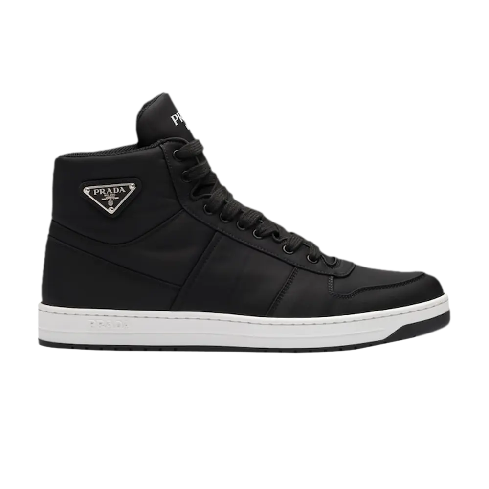 

Высокие кроссовки Prada Re-Nylon Gabardine High, черный