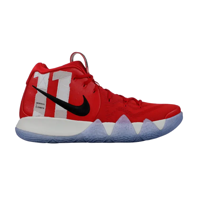 

Кроссовки Nike Kyrie 4 'Boston University' PE, красный, Красный;серый, Кроссовки Nike Kyrie 4 'Boston University' PE, красный