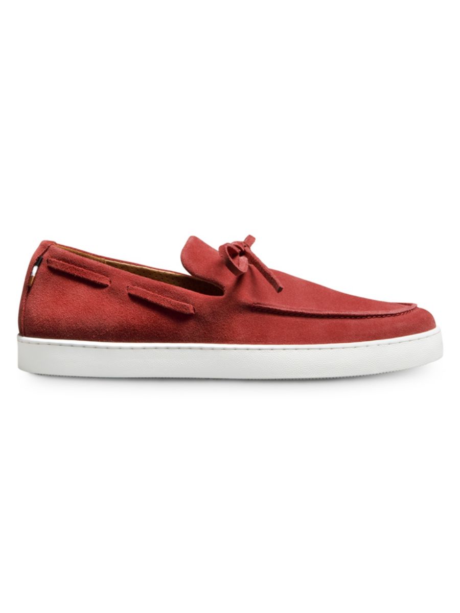 

Туфли-лодочки Santa Rosa Suede Allen Edmonds, цвет Crimson