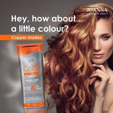 Шампунь для волос Ultra Color Copper Tone, 200 мл - улучшает цвет и восстанавливает его, питая влагой, Joanna — фото 2