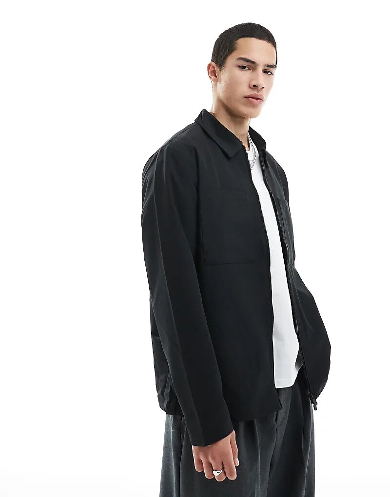 

Легкая куртка Jack & Jones черного цвета, Черный, Легкая куртка Jack & Jones черного цвета