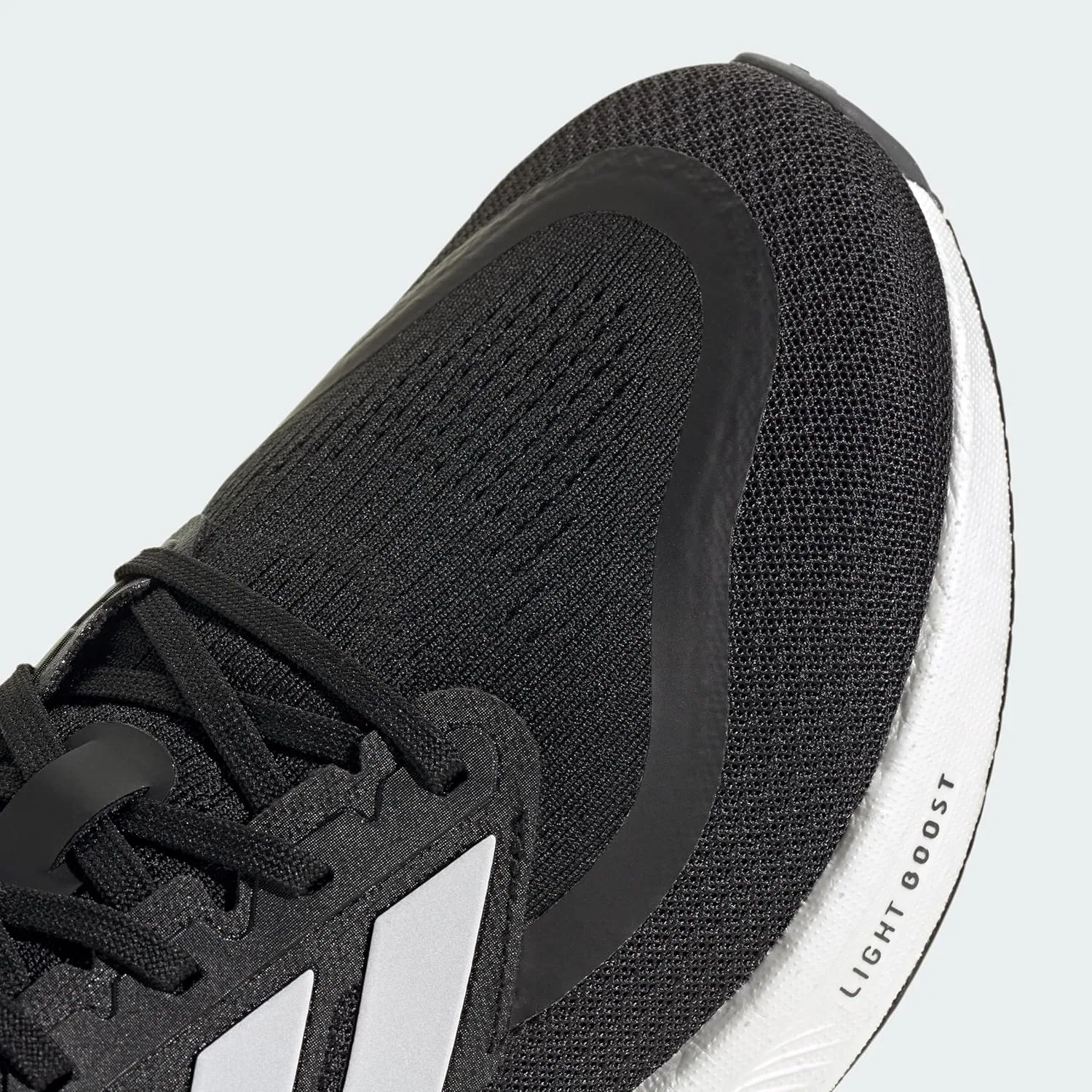 Мужские беговые кроссовки Adidas Pureboost 5, Core Black Ftwr White Grey Five. — фото 4