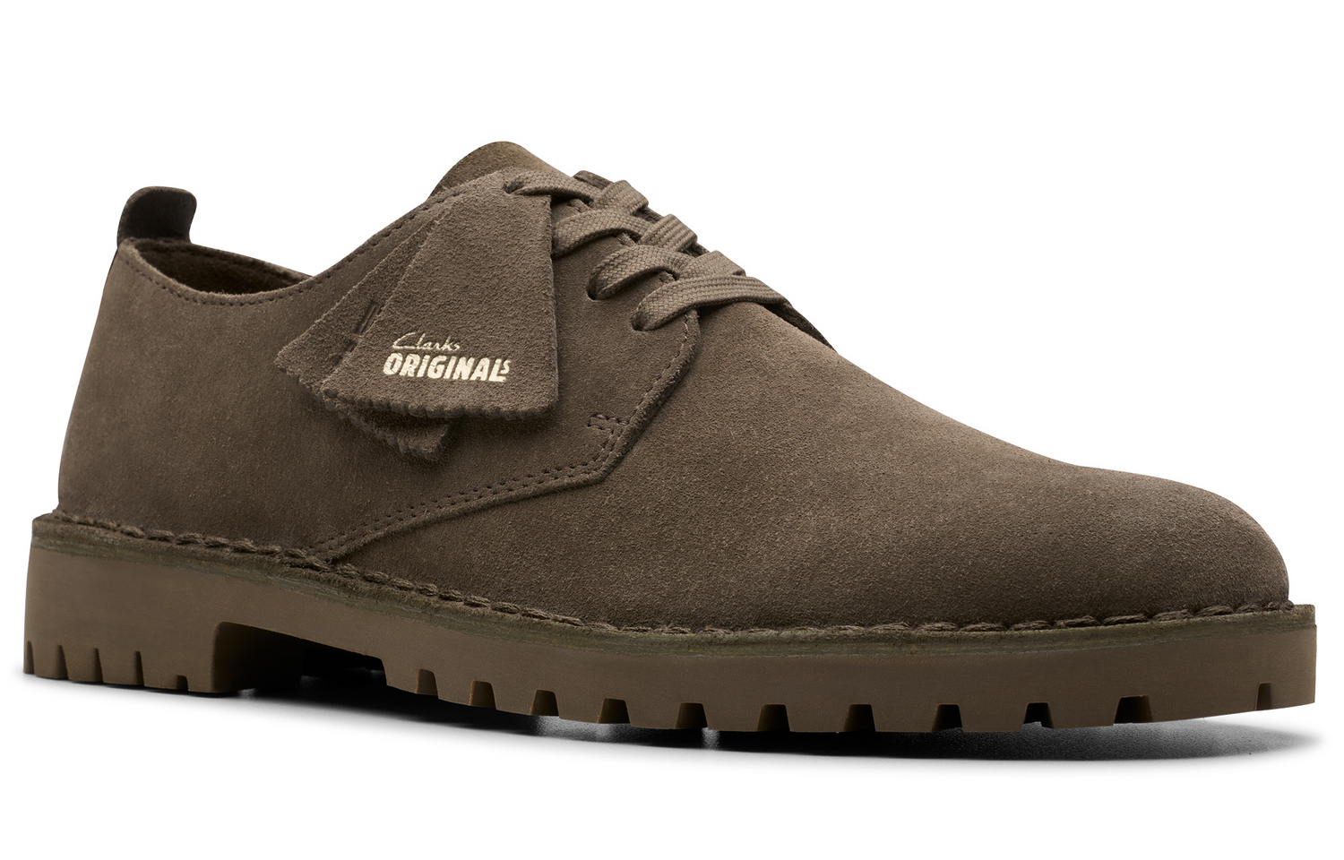 Мужская повседневная обувь, мужские низкие кеды Clarks, серый 261781987 — фото 3