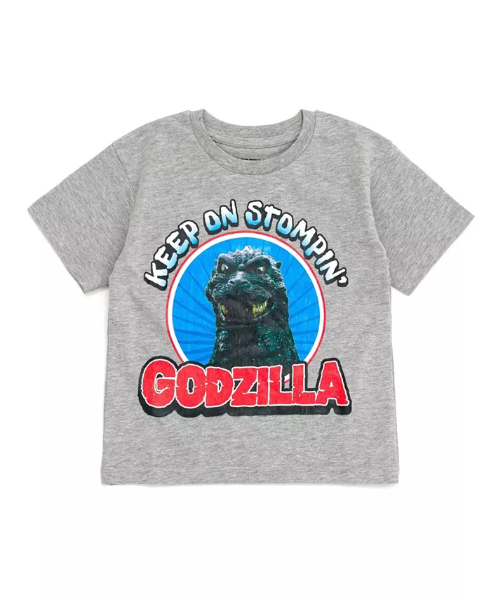 

Футболка для мальчиков Toddler Boys Matching Family Godzilla, серый