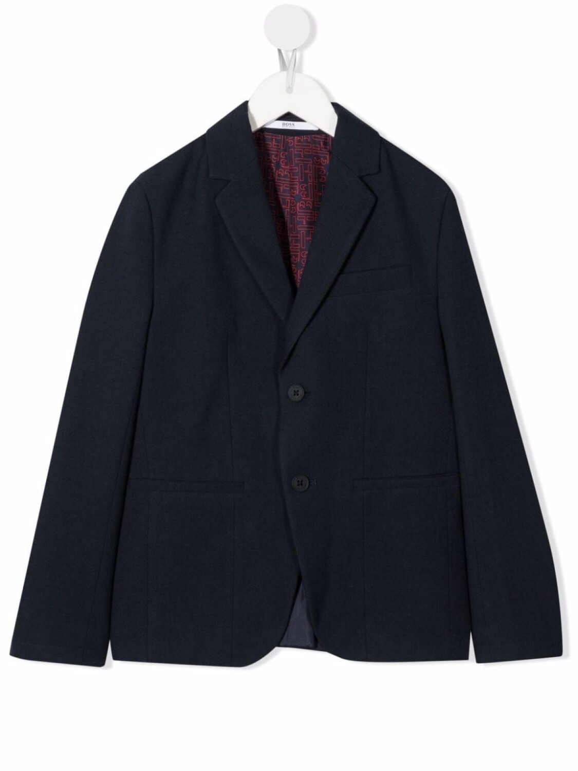 

BOSS Kidswear однобортный пиджак, синий