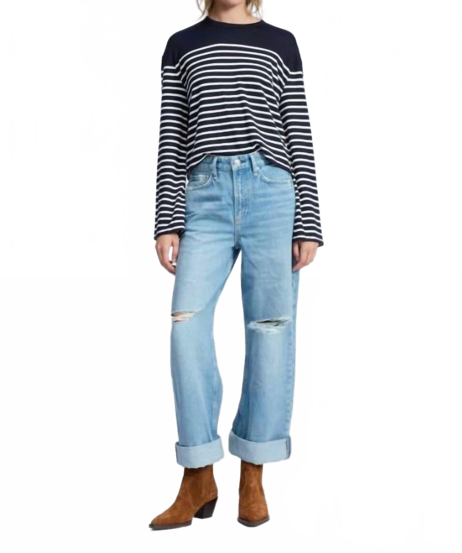 

Джинсы Logan Mid-Rise Wide Leg в Ладлоу Rag & bone, ludlow