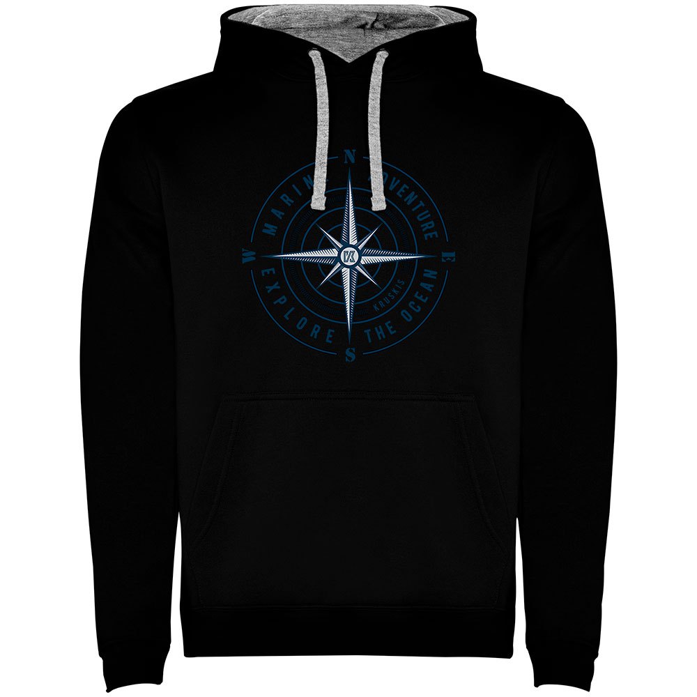 

Худи Kruskis Compass Rose Two-Colour, черный