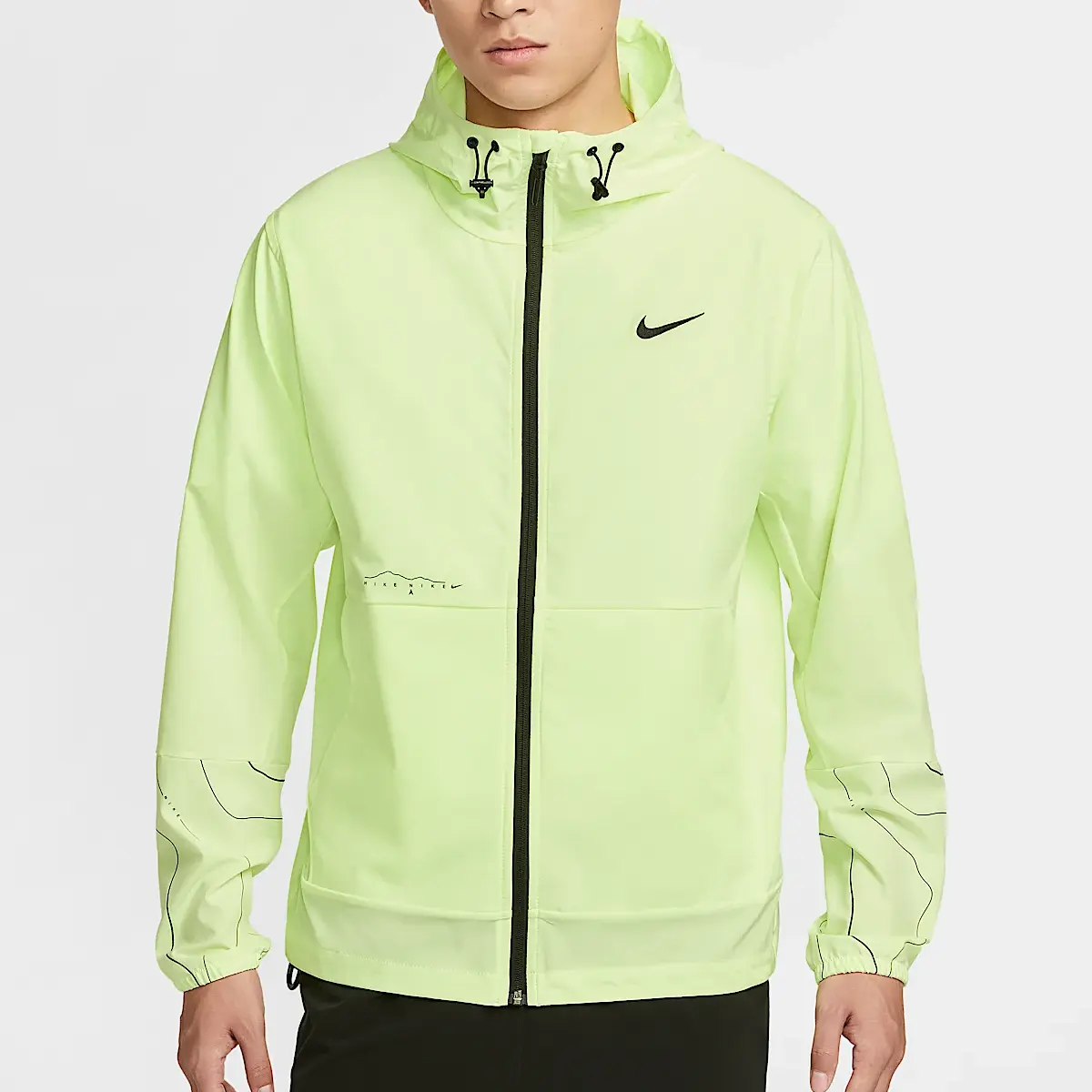 Nike Неограниченная куртка мужская зеленая, Green — фото 4