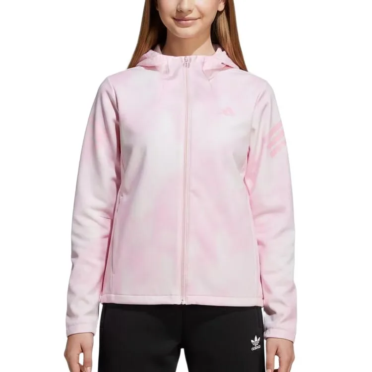 Куртка JK PE JKT HOODY детская Adidas, розовый