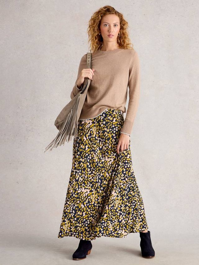 

Юбка макси Hope Spot с косым кроем White Stuff, Chartreuse/Multi