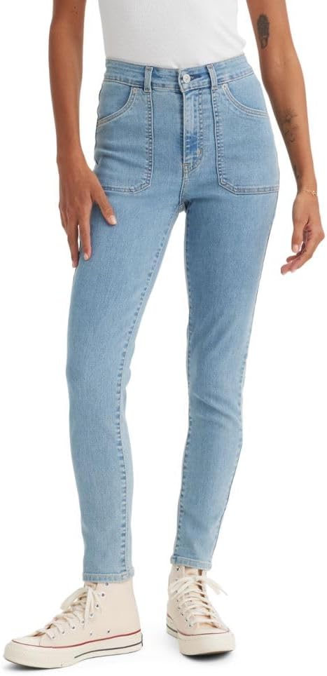 

Женские джинсы Levi's 721 Utility с высокой талией и зауженными джинсами, (New) Light Of My Life No Dp
