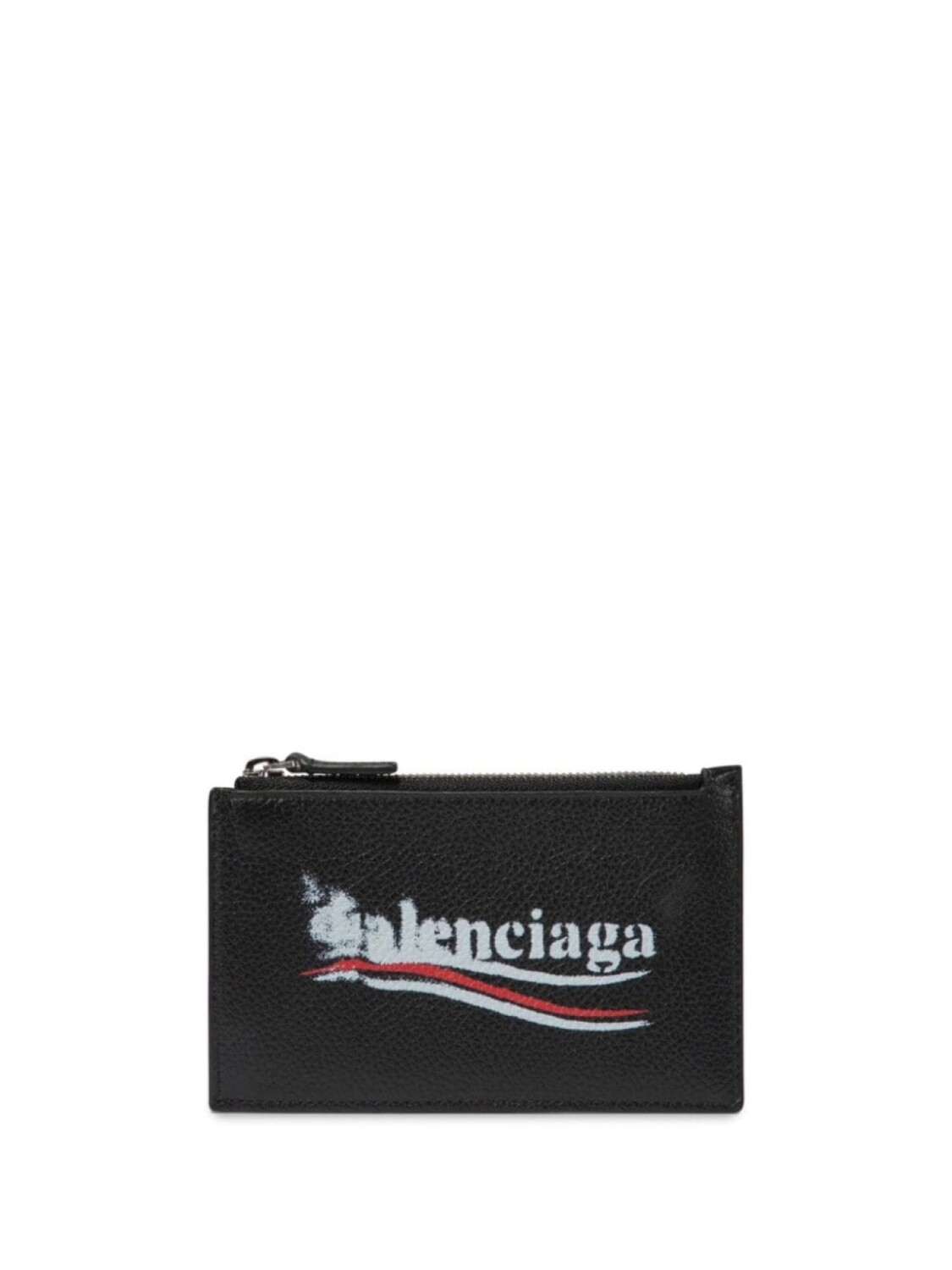

Balenciaga кожаный кошелек с логотипом, черный
