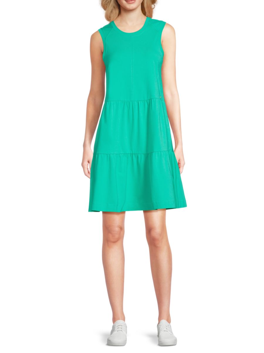 

Мини-платье без рукавов DKNY, цвет Aqua Green