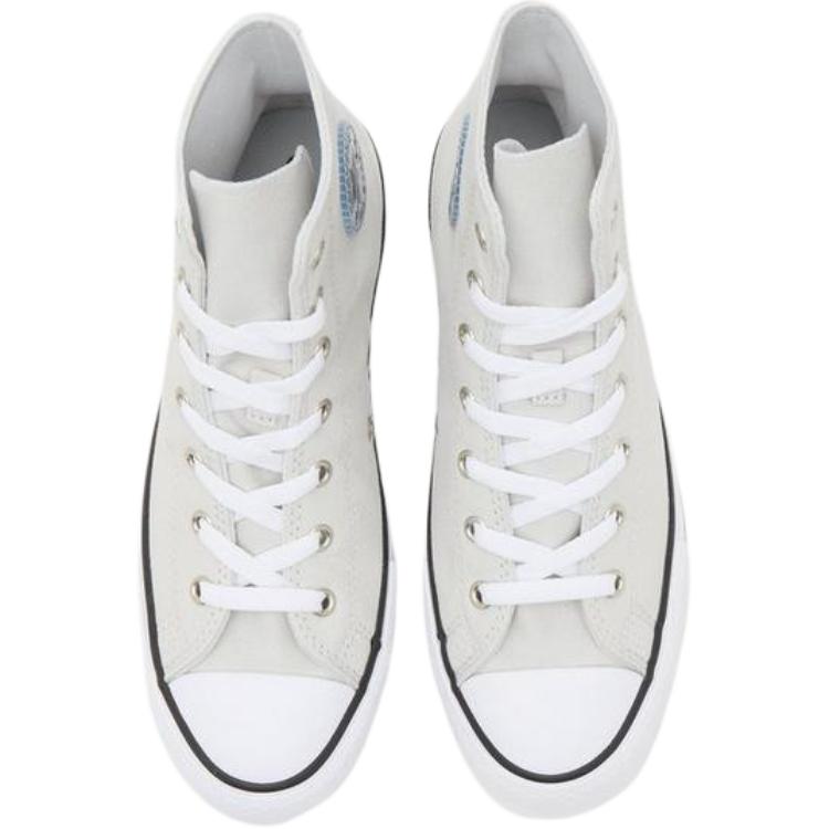 Детские кеды All Star High Top из хлопка Converse, экрю — фото 3