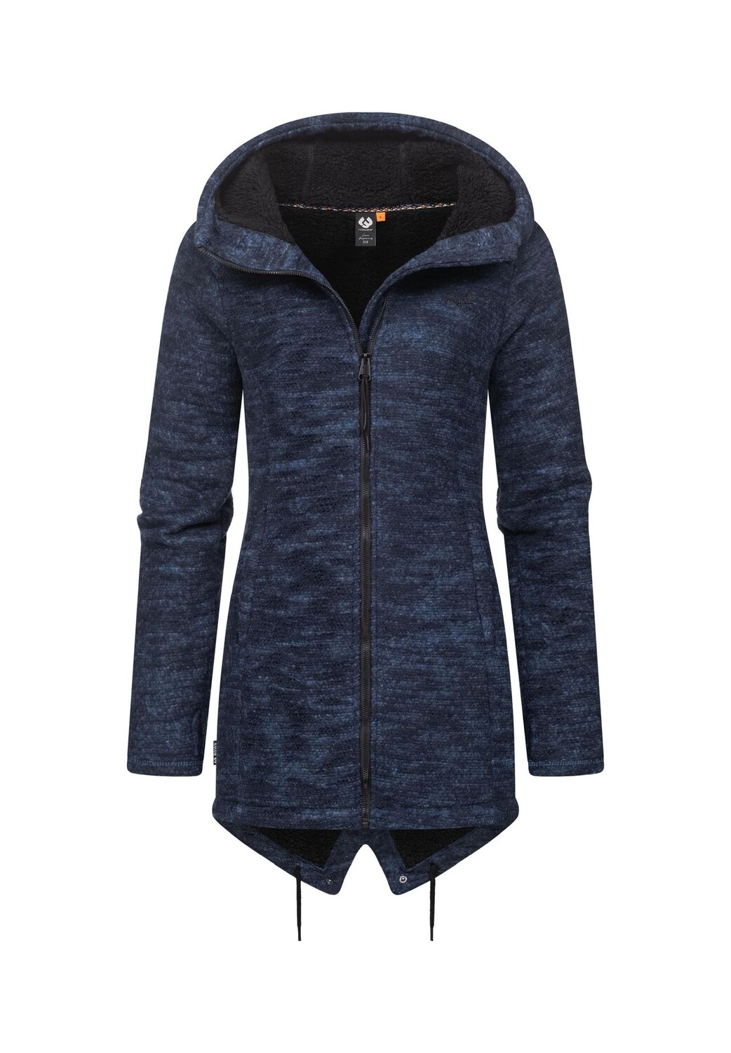 

Кардиган с капюшоном Wingi Меланж Ragwear, темно-синий