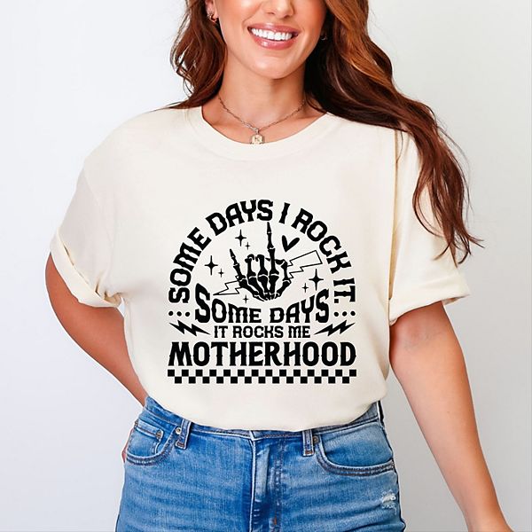 

Футболка I rock motherhood Simply Sage Market, Ivory