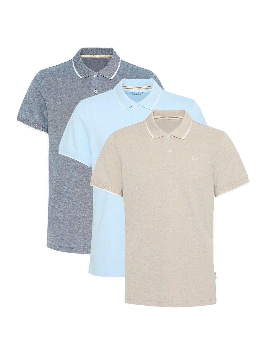 

Рубашка BLEND, цвет Light blue/mottled blue