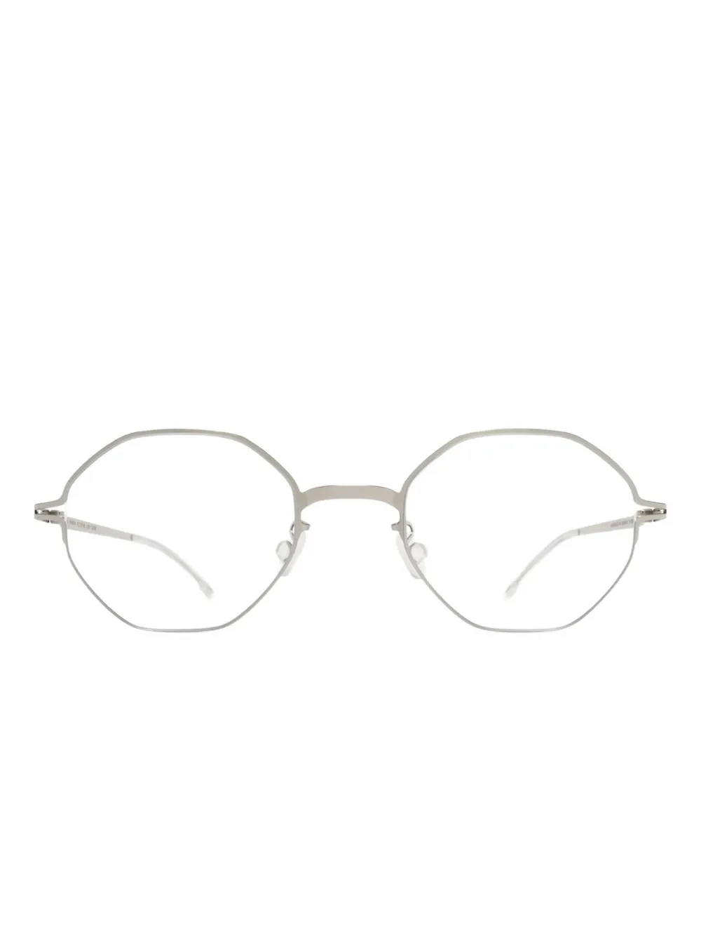 

Прозрачные очки в геометрической оправе Mykita, серый