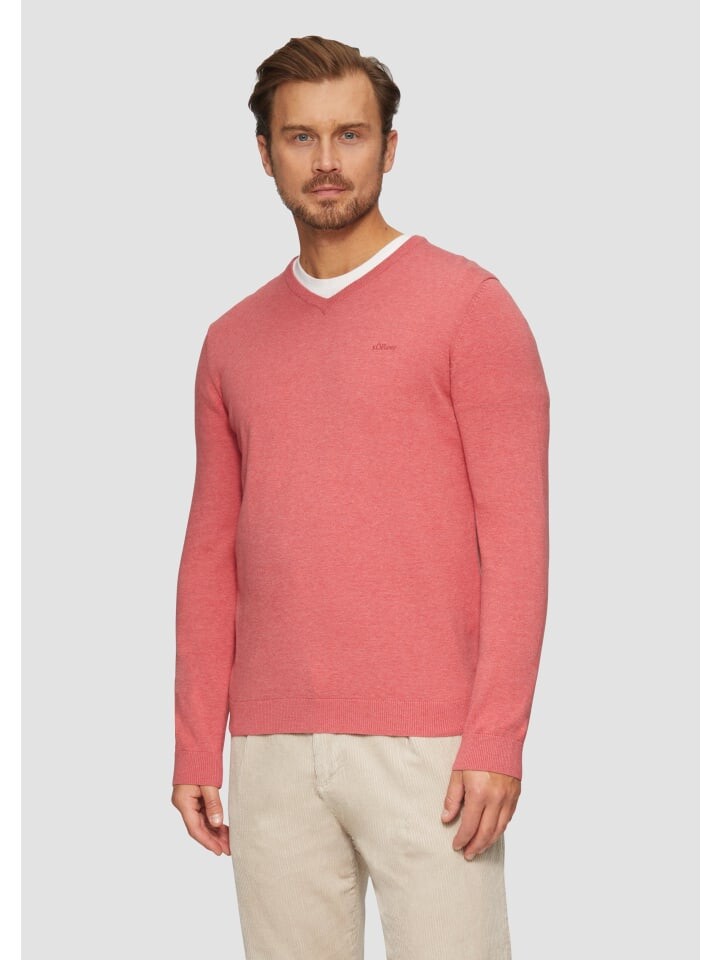 

Пуловер s.Oliver Strickpullover langarm, розовый