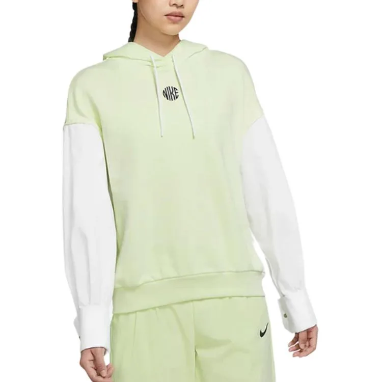 Nike Свитшот женский ледяной зеленый желтый — фото 4
