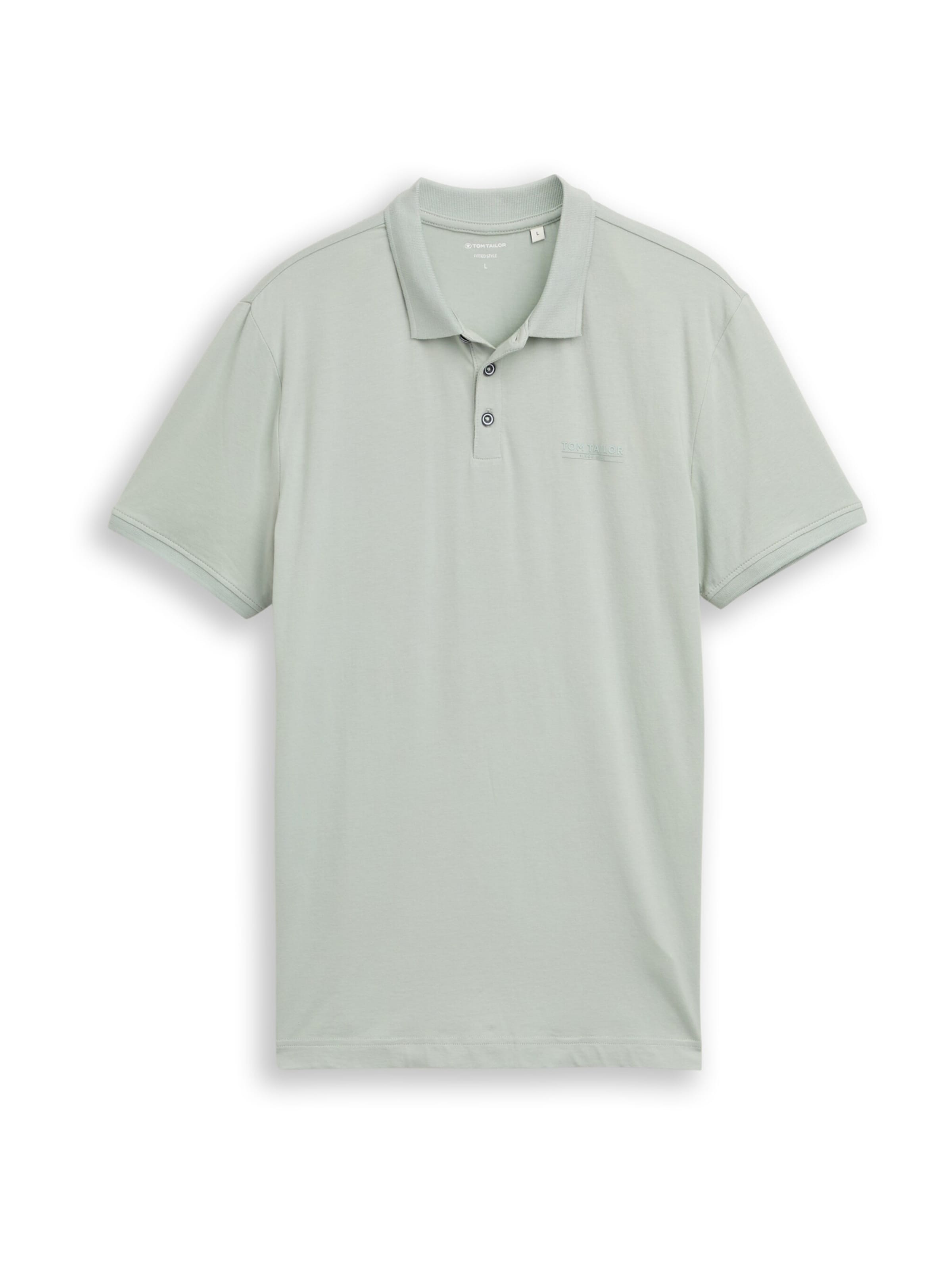 

TOM TAILOR Поло в светло-сером цвете