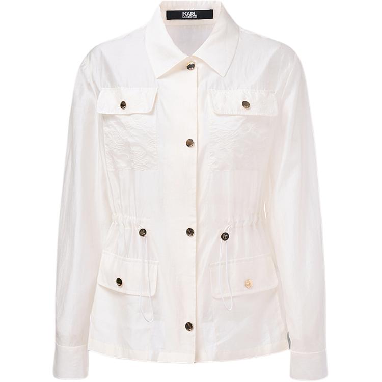 

Рубашка KARL LAGERFELD FW25 женская KARL LAGERFELD / Karl Lagerfeld Jeans, белый