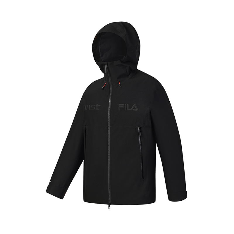 

EXPLORER Водонепроницаемая и ветрозащитная утепленная ветровка для мужчин FILA, pitch черный