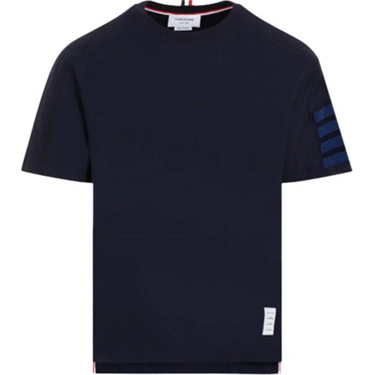

Футболка с круглым вырезом THOM BROWNE, Marine Blue