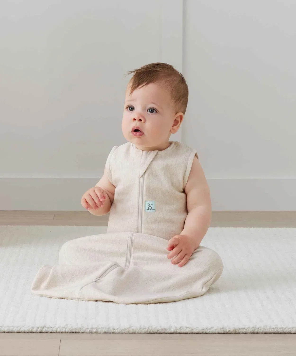 Спальный мешок-кокон 1.0 TOG ergoPouch Jersey, 3-24 мес, овсяный