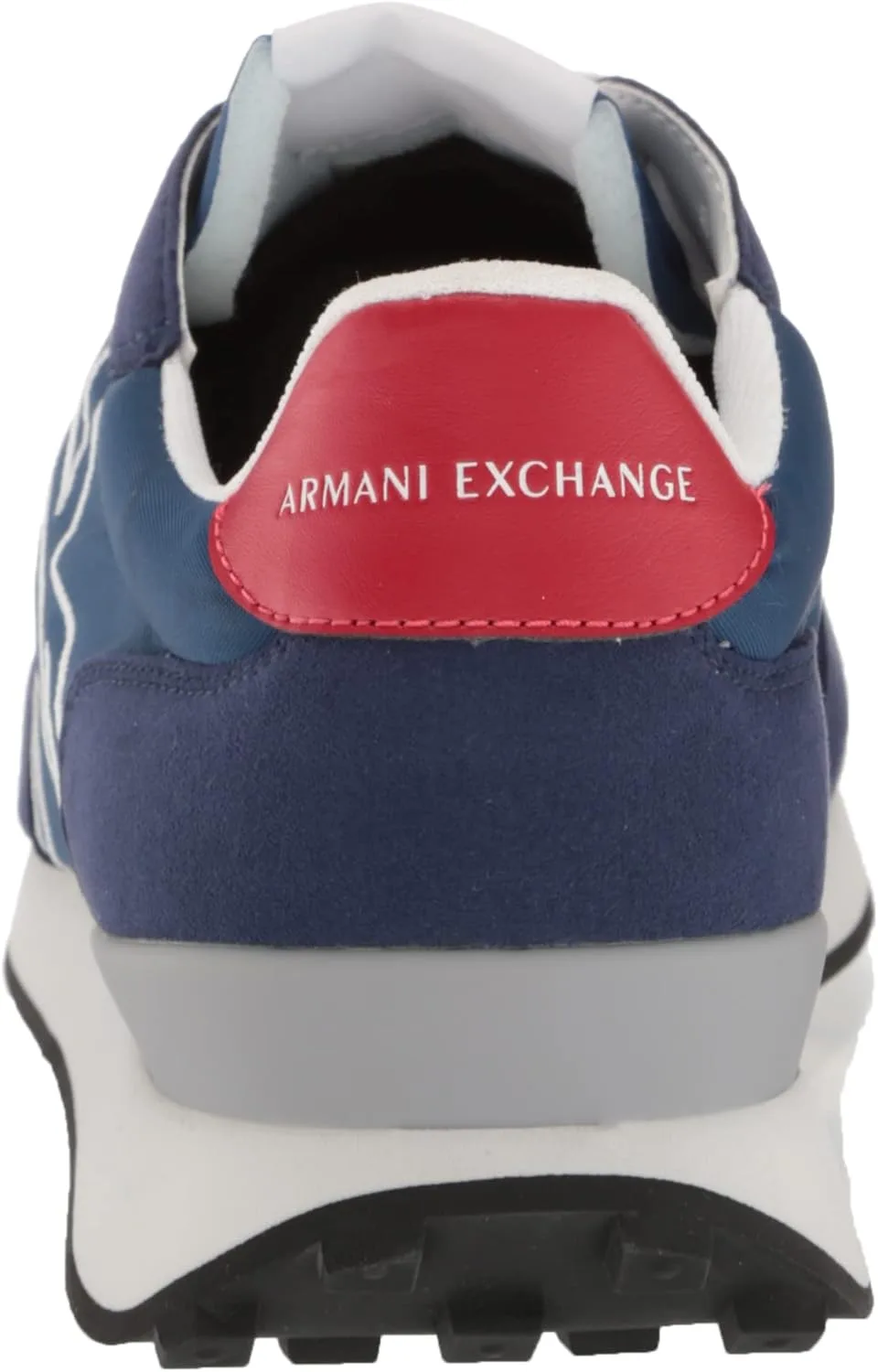 Мужские нейлоновые кроссовки Armani Exchange с контурным логотипом, синий — фото 3