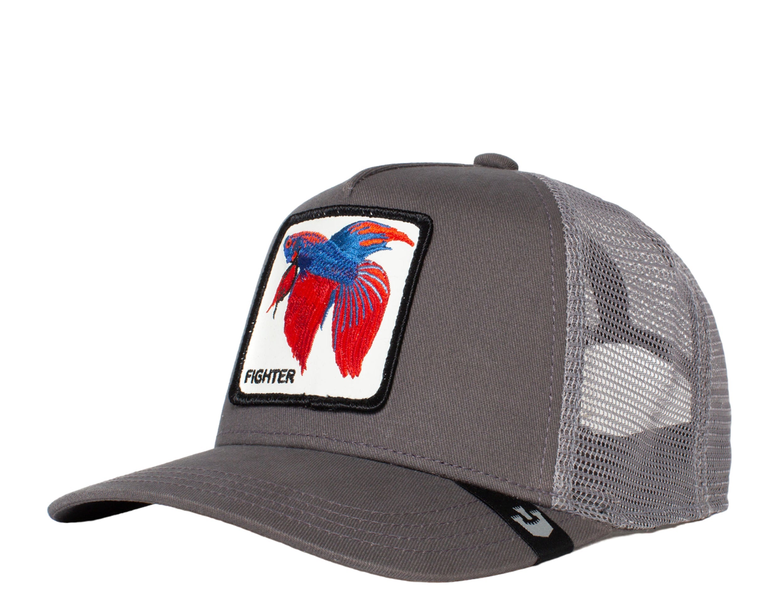 

Goorin Bros Alpha Betta Grey Trucker Кепка Fighter Fish 101-1029-GRY