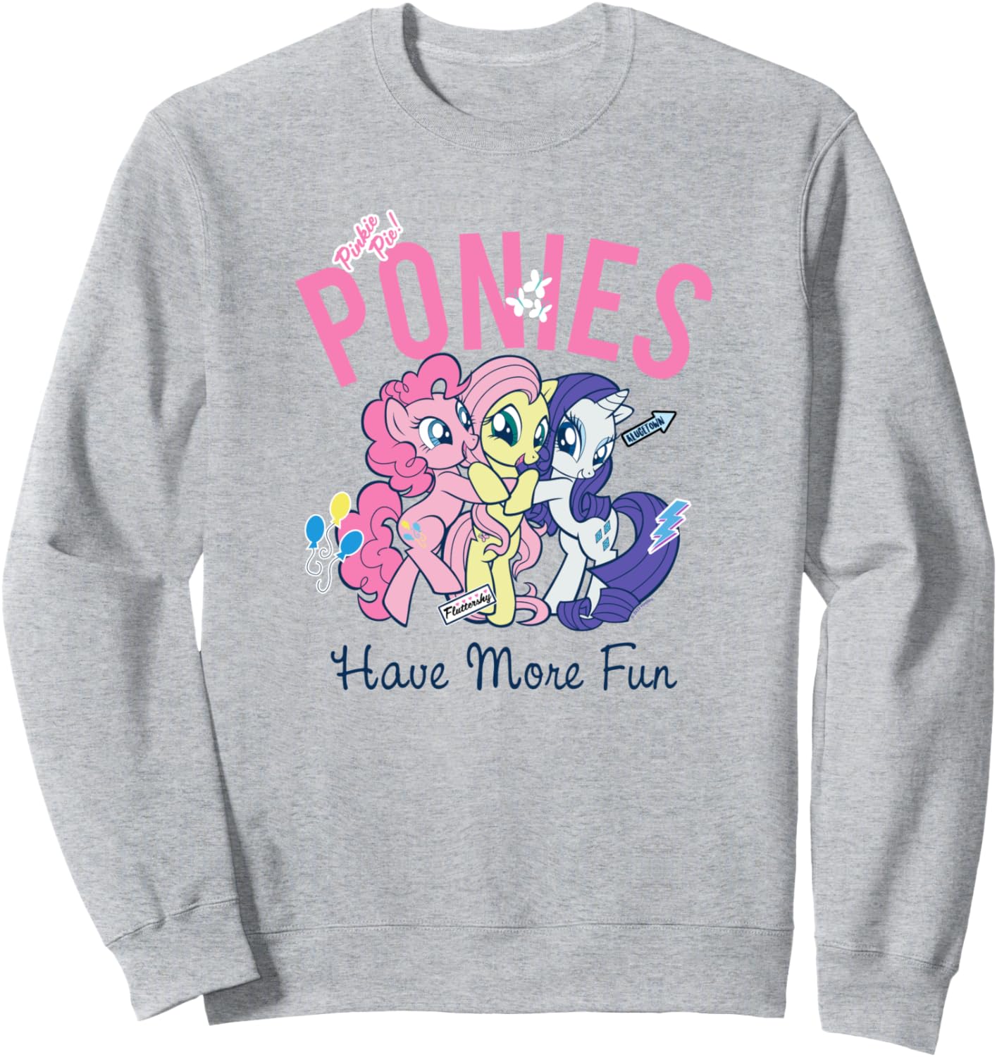 

Толстовка My Little Pony: Friendship Is Magic Ponies Have More Fun, серая, Серый, Толстовка My Little Pony: Friendship Is Magic Ponies Have More Fun, серая