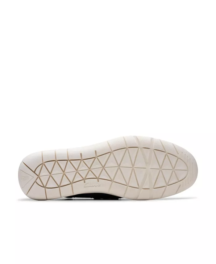 Мужские повседневные лодочные туфли Flexway Tie Casual Slip On Clarks, синий — фото 3