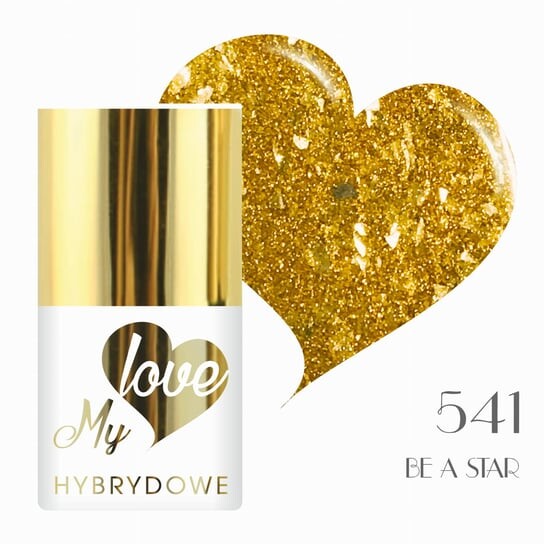 

Гибридный лак для ногтей Mylove UV/Led 541 Be A Star, SUNFLOWER