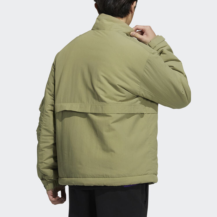 Стеганая куртка мужская зеленая Adidas Originals, зеленый — фото 3