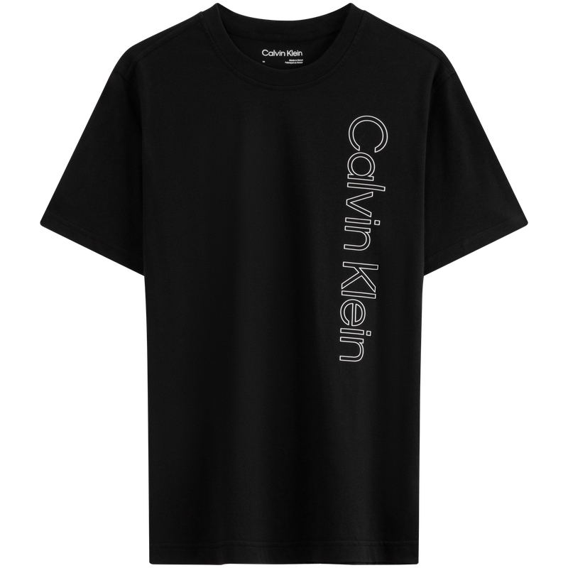 

Футболка с принтом логотипа Calvin Klein, черный