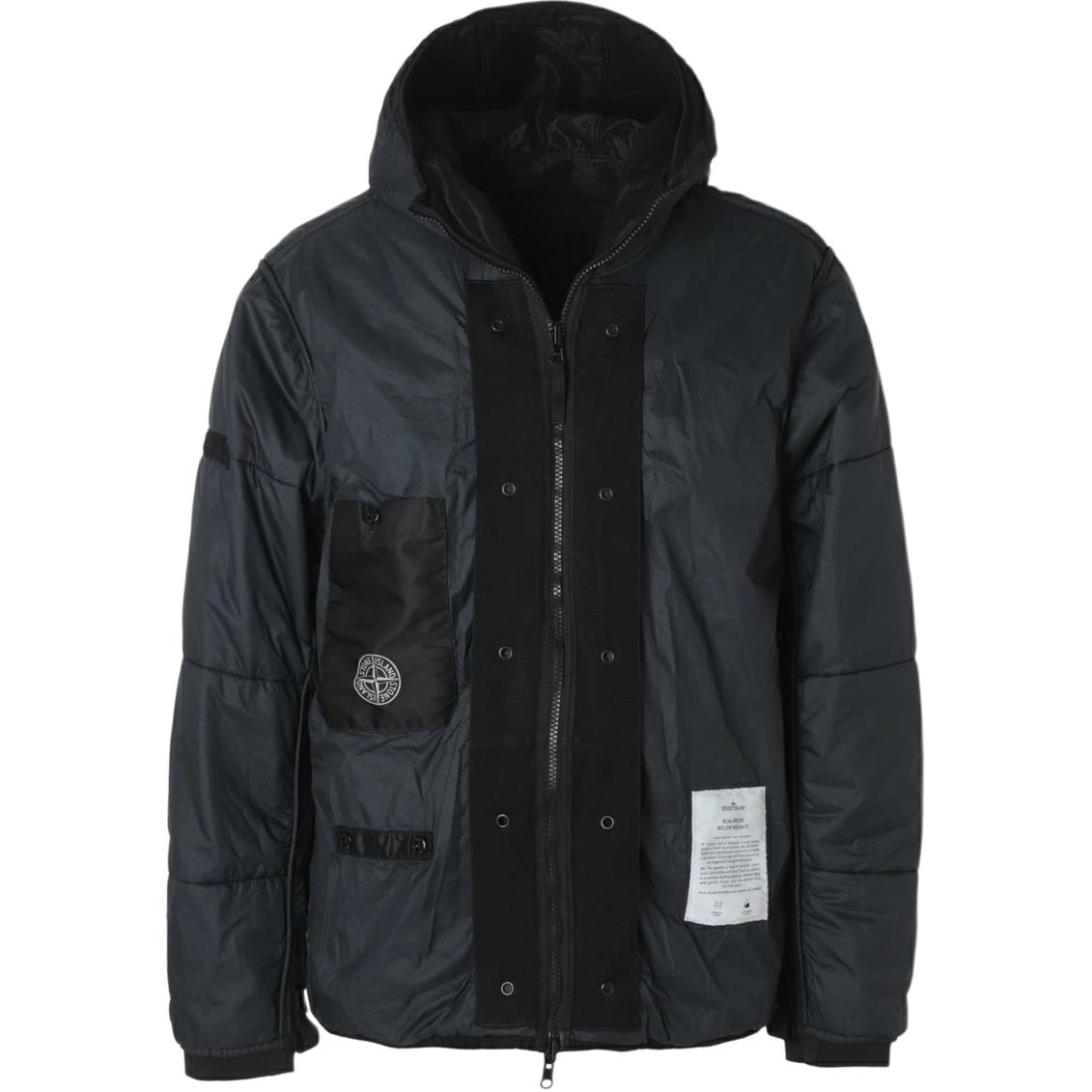 STONE ISLAND Непромокаемая куртка, Black — фото 2
