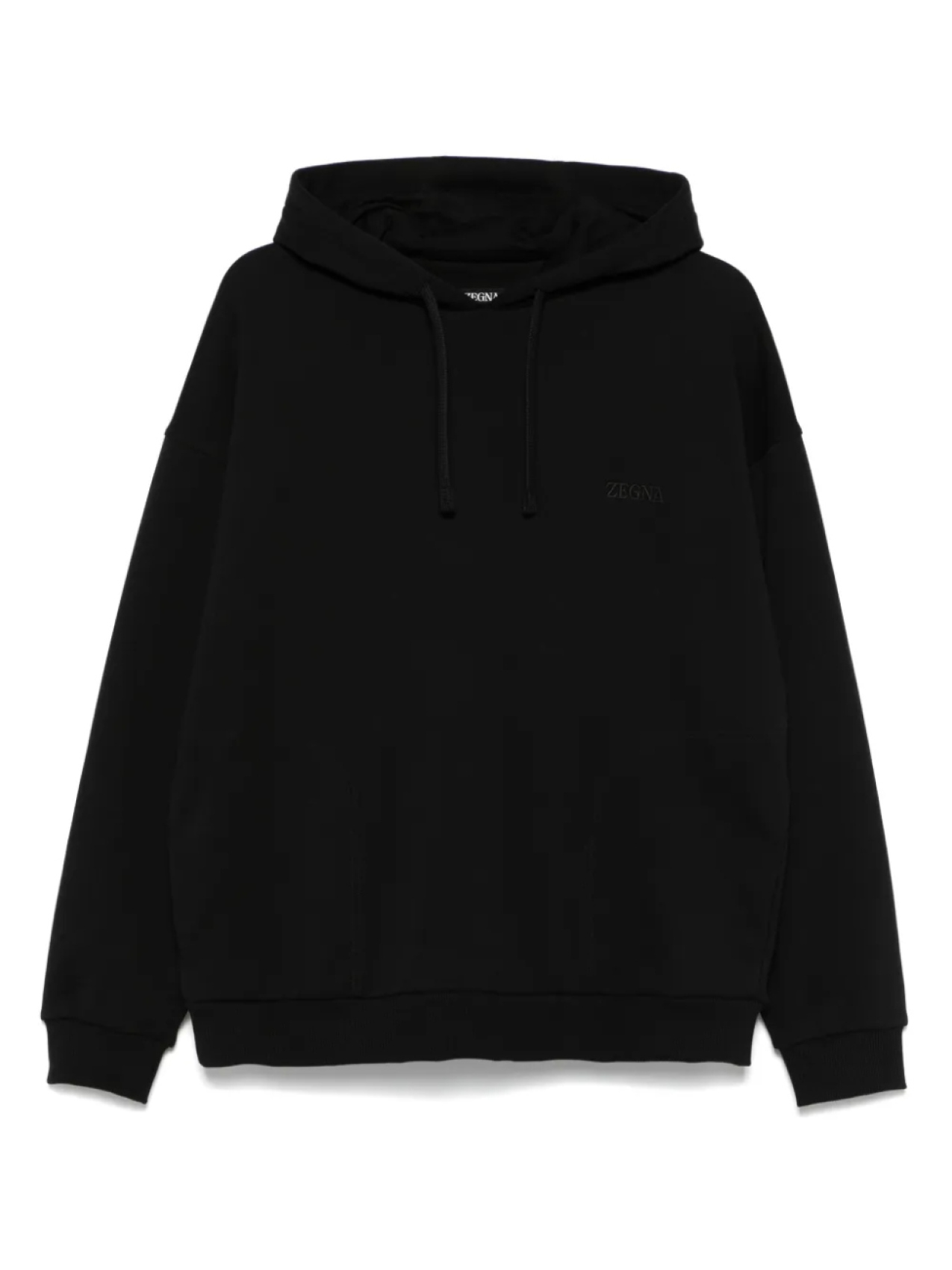 

Толстовка с вышитым логотипом Zegna, черный