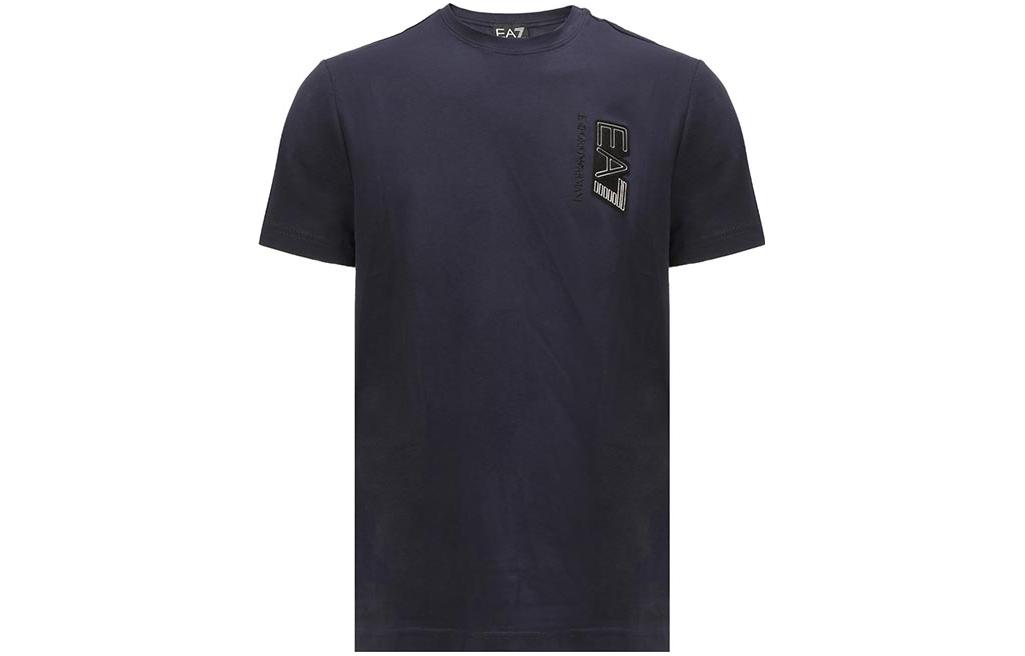 EMPORIO ARMANI Футболка EA7 мужская морская синяя — фото 3