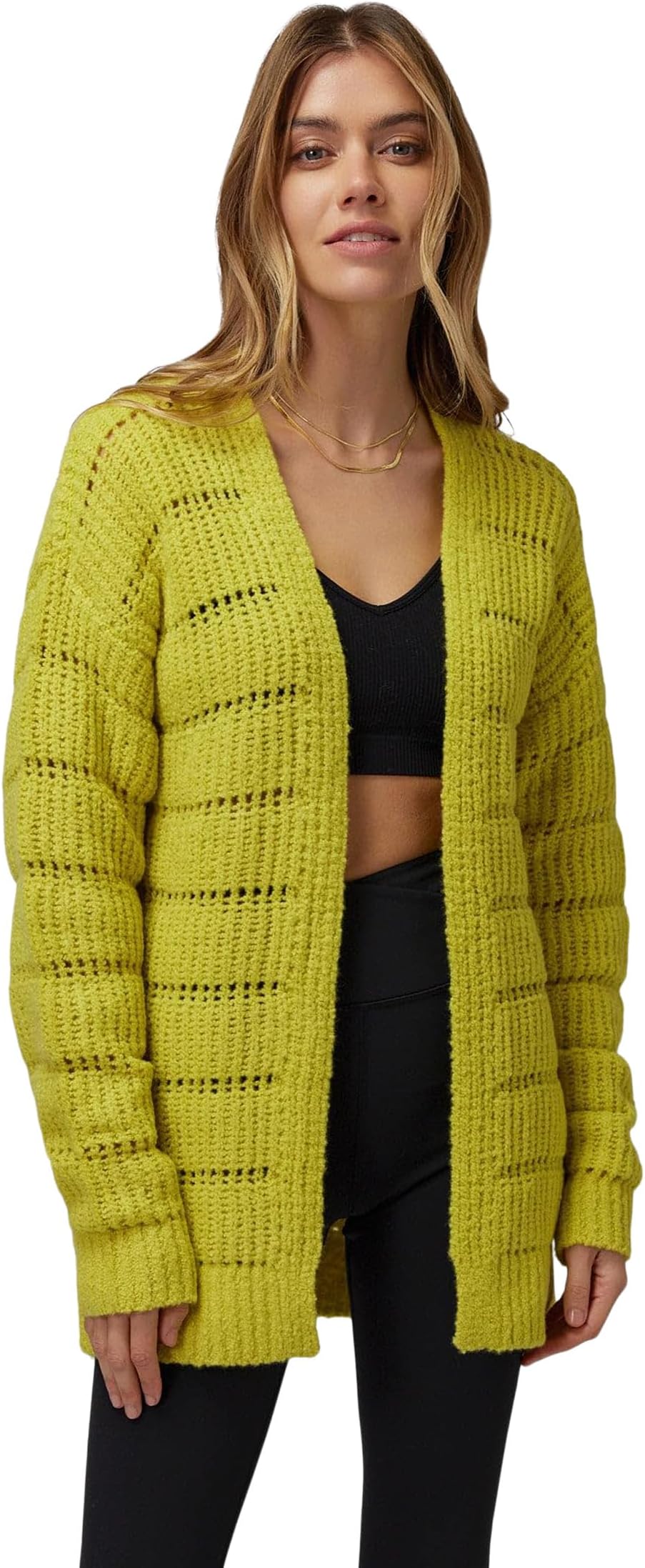 

Свитер Cassey Cardi Spiritual Gangster, цвет Chartreuse