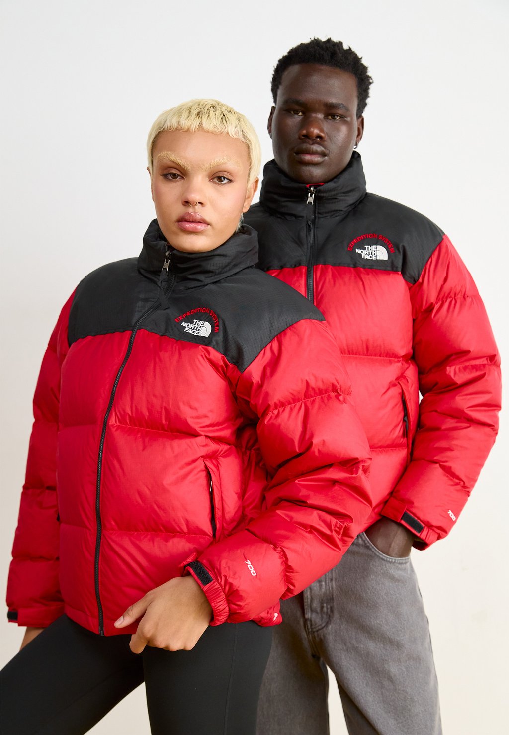 

Пуховик 1996 RETRO NUPTSE JACKET UNISEX The North Face, красный