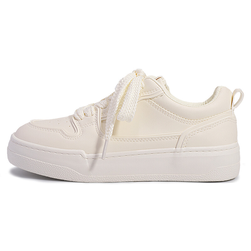 

Кроссовки Miss Zhang Skateboard Shoes Women's Low-Top, Бежевый, Кроссовки Miss Zhang Skateboard Shoes Women's Low-Top