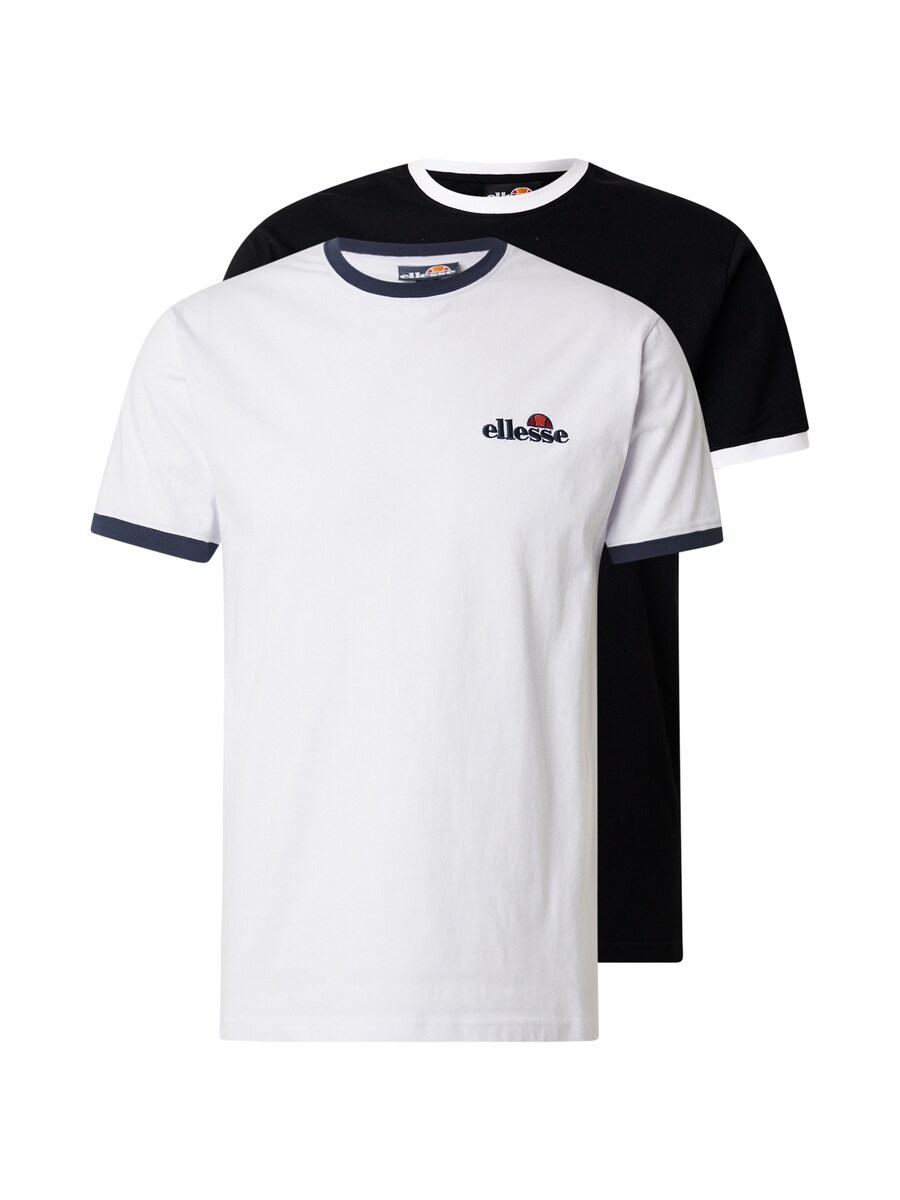 

Рубашка ELLESSE Meduno, черный/белый